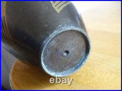 1 ANCIEN VINTAGE VASE LAITON DINANDERIE ART DECO ht 17 cm 1 ANCIEN VINTAGE VASE LAITON DINANDERIE ART DECO ht 17 cm