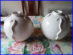 2 vases céramique art déco, très bon état général, pas d'ébréchures