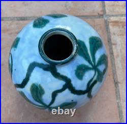 342i VASE CAMILLE THARAUD ART DECO PORCELAINE LIMOGE