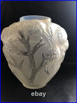 ART DECO VASE SABINO FRANCE CIRCA 1930 Modèle Oursins rare Opalescent ART DECO VASE SABINO FRANCE CIRCA 1930 Modèle Oursins rare Opalescent