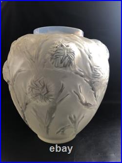 ART DECO VASE SABINO FRANCE CIRCA 1930 Modèle Oursins rare Opalescent ART DECO VASE SABINO FRANCE CIRCA 1930 Modèle Oursins rare Opalescent