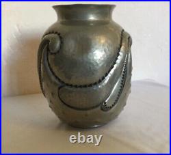 ART-DECO Vase avec Fleurs Décor signé René SITOLEUX