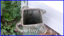 Alexandre Bigot (1862-1927) Vase Grès Art Nouveau Déco Signature 22 cm
