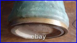 Alexandre Bigot (1862-1927) Vase Grès Art Nouveau Déco Signature 22 cm