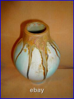 Alexis BOISSONNET vase céramique en grès art nouveau déco 1900 1920