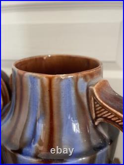 Ancien Paire Vase Céramique Emaillée Amphore Art Déco VIERZON Louis Gueule Ancien Paire Vase Céramique Emaillée Amphore Art Déco VIERZON Louis Gueule