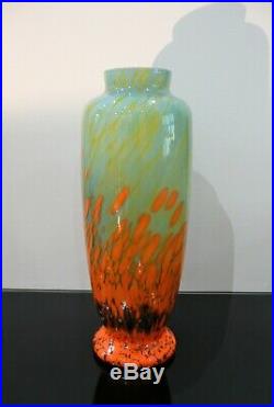 Ancien Vase Art Deco 1930 Signe Schneider