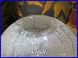 Ancien petit vase boule de daum nancy france epoque art deco vers 1930