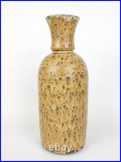 Ancien vase en céramique Art-déco, décors marmoréen émaillé
