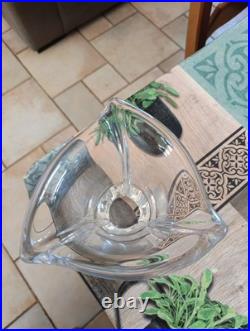 Ancien vase en cristal daume, verrerie, crystal vase, no baccara, art deco