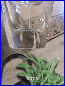 Ancien vase en cristal daume, verrerie, crystal vase, no baccara, art deco
