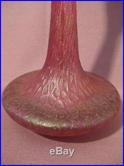 Ancien vase pâte de verre Loetz époque début XX ème siècle