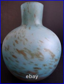 Ancien vase pate de verre delatte Old art déco glass