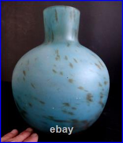 Ancien vase pate de verre delatte Old art déco glass