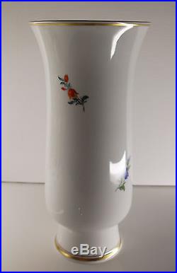 Ancienne Grand Vase En Porcelaine Barbotine Meissen Art Deco 1930