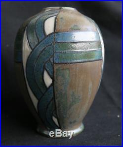 Ancienne céramique petit vase Quimper Odetta ancient ceramics art-déco