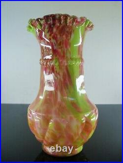 Art Deco Grand Vase Pate De Verre Soufle Modele Ananas Legras Catalogue 1899