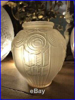 Art Deco Vase Modèle Etrusque Signé A Hunebelle France