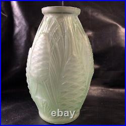 Art Deco Vase Moulé Pressé Stella 1930