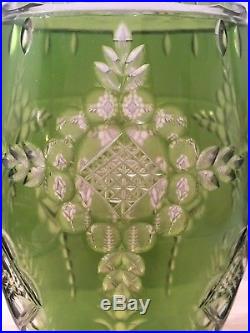 Art déco, vase en cristal de Val St Lambert, création de Joseph Simon 1925