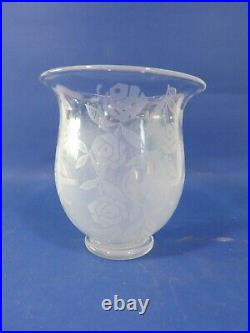 BACCARAT Fontenay Vase art déco en cristal création Georges CHEVALIER 1930