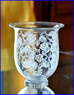 BACCARAT, & Georges Chevalier important Vase Fontenay en cristal, Art déco