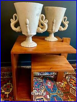 Belle paire de vases Art Deco à lantique. MOREUX NATANSON ANDROUSOV ARBUS FRANK