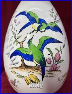 Bird Vase Vögel Oiseau Boch Keramis 1664 Art Deco Belgique Belge België Catteau