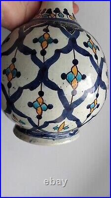 Boujemaâ Lamali, Vase, Céramique, Safi Maroc, Art Deco