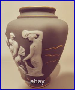 Camille THARAUD 1878-1956 Vase porcelaine Art Déco Ceramique Française Limoges
