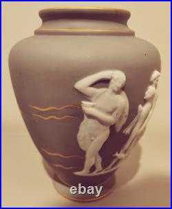 Camille THARAUD 1878-1956 Vase porcelaine Art Déco Ceramique Française Limoges
