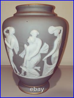 Camille THARAUD 1878-1956 Vase porcelaine Art Déco Ceramique Française Limoges