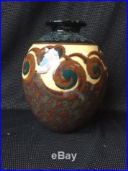Camille Tharaud Important Vase Art Déco Limoges Ceramique Xxème