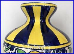 Charles CATTEAU (1880-1966) Vase faience BOCH Frères LA LOUVIERE Art-Déco