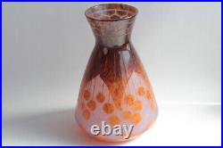 Charles SCHNEIDER Le verre Français Vase aux Cerises Art déco (62904)