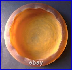 Coupe / Vase polylobé Art Déco pate de verre marmoréen Muller frères Coupe / Vase polylobé Art Déco pate de verre marmoréen Muller frères