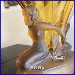 Coupe Walther & Sohne En Verre Moulé Pressé Art Déco Coupe Walther & Sohne En Verre Moulé Pressé Art Déco