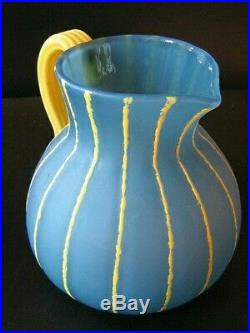 Cruche vase art nouveau art déco 1900 pâte de verre Daum Nancy croix de Lorraine
