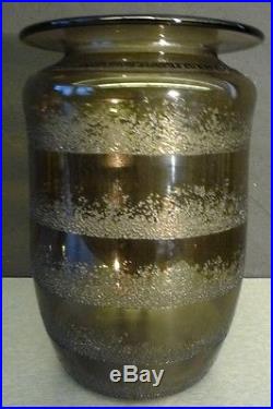 DAUM NANCY Enorme vase art deco gravé à l'acide H32,5cm gallé lalique