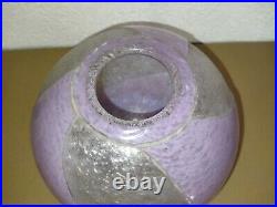 DEGUE GUERON ART DECO VASE BOULE DESIGN ART DECO VASE GEOMETRIC SHAPE 45cms