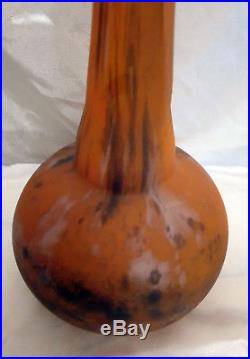Daum Vase Art Deco Soliflore Berluze Hauteur 90 CM