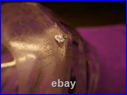 Enorme vase art déco, Baccarat, cachet, H 215mm, P 5,85kg