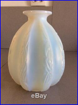 Exceptionnel gros vase art-deco par Sabino, era daum galle lalique