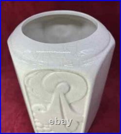 French Art Deco Crackle Glaze Vase Craquele A Dooz Design 1930 1940 30's 40's
