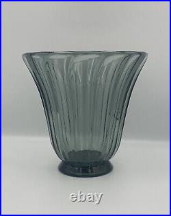 Grand Vase Daum Nancy France Art Deco verre Bon état Grand Vase Daum Nancy France Art Deco verre Bon état
