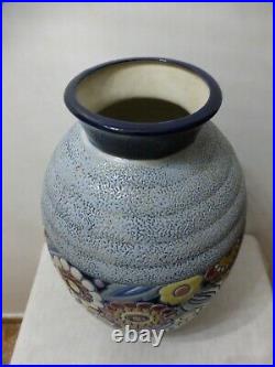Grand Vase faience Imperial Amphora Art-déco LE Emile Laget Large vase Germany