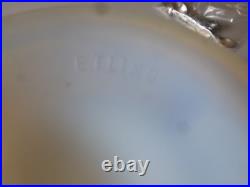 Grand Vase verre opalescent Edmond ETLING modèle Mimosa art déco
