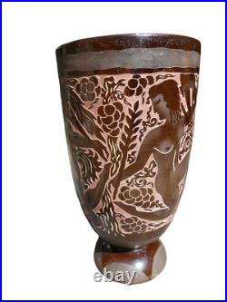 Grand et rare vase Art-Deco de Roger Méquinion