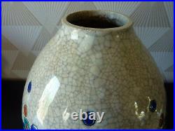 Grand vase BOCH La louviere de Charles CATTEAU. Art déco