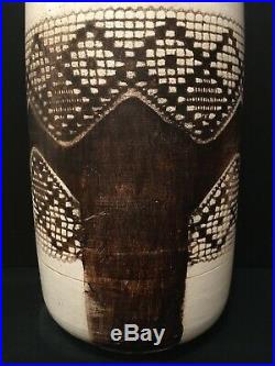 Grand vase africaniste par Jean BESNARD Art Déco 1932